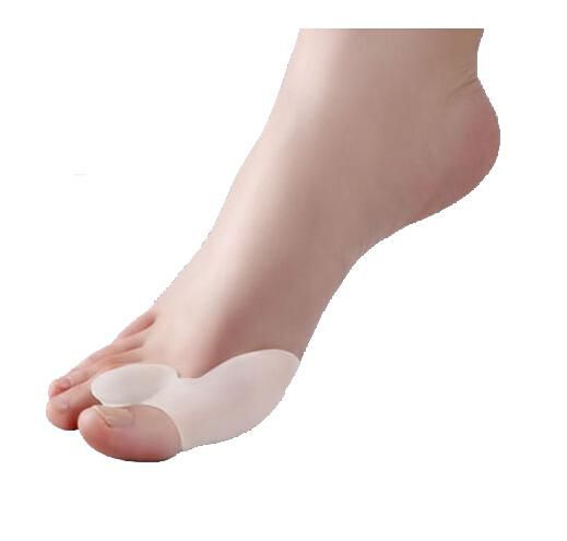 2pcs=1 pair=1 lot Toe corrector Gel foot big Toe Separator valgus protector Bunion adjuster Hallux Valgus Guard feet care[FG08108*1]