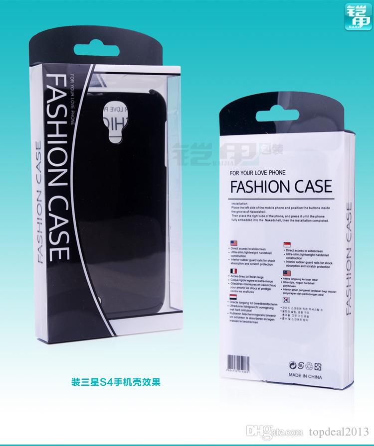 PVC Retail package Universal Packaging box Plastic boxes for phone Case iphone 4 4S iphone 5 5S 5C Galaxy S3mini/i8190 S4 mini cases