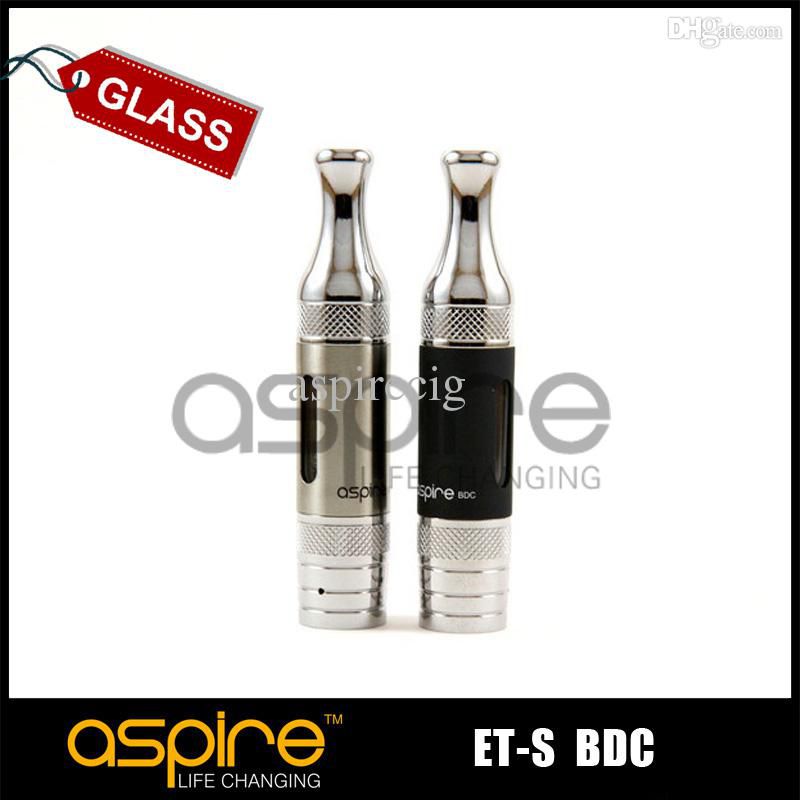Wholesale - Aspire e cigarette ET-S BDC Clearomizer ET S glass pyrex glassomizer Aspire ET-S BDC Clearomizer pyrex glass version