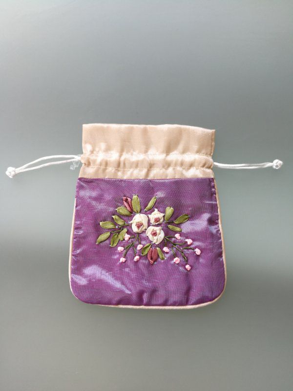 handmade jewellery pouch