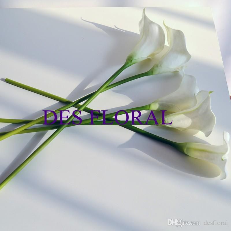Real Touch Flowers M Calla Lily PU Artificial Flower for Wedding Bouquet and Decoration