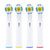 54Pcs/Set Electric Toothbrush Heads Tooth brush Replacement Brush Head for Oral B 3D Philips Replacement Soft-bristled 4pcs/set