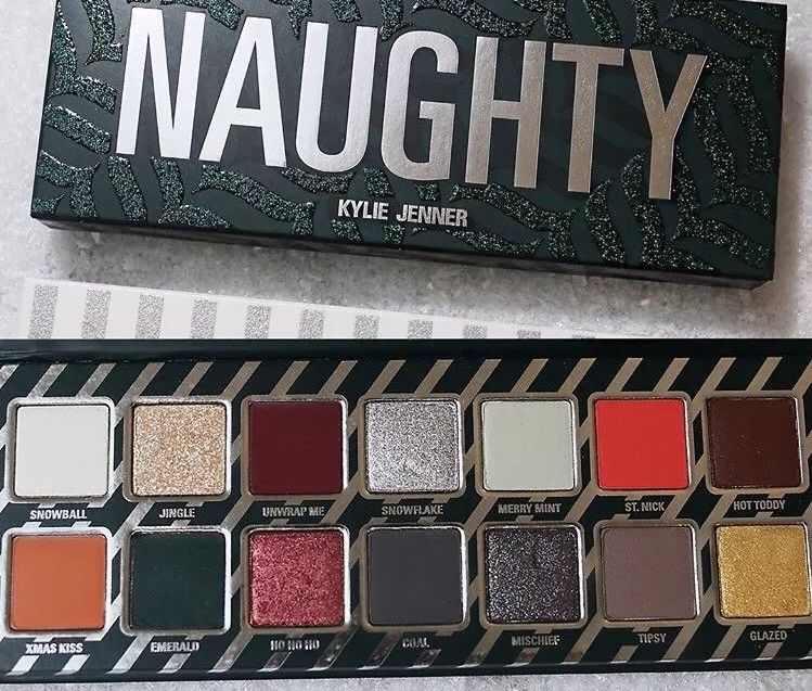 NEW Kylie Cosmetics Holiday Palettes Naughty/Nice makeup palettes 14 color eyeshadow palette DHL Free shipping+GIFT