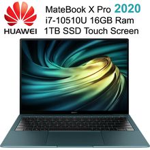 HUAWEI MateBook X Pro 2020 Laptop 13.9 inch With i7-10510U 4.9GHz 16GB Ram 1TB SSD 13.9 Inch 3K Touch Screen Share 6.0
