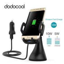 dodocool Car Holder Fast Wireless Charger For Samsung Galaxy S8 / S8+ / S7 / S7 Edge / Note 5 / S6 / S6 edge /