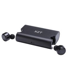 X2T Mini Wireless Bluetooth Headset with 1500mAH Charging Box for iPhone and Android