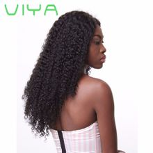 VIYA Brazilian kinky Curly Virgin Hair Weave Bundles 3PC Human Hair Extensions Double Weft Neat and Tight Can Be Dyed Hair Extensions WY901C