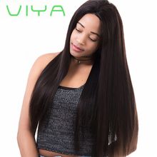 VIYA Peruvian virgin hair Straight human hair bundles 100g 3 Bundles hair extension natural black hair weave WY905Y