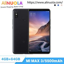 Original Xiaomi Max 3 Max3 6.9" smartphone 4GB RAM 64GB ROM Mobile Phone 6.9'' Full Screen Snapdragon 636 Octa Core 5500mAh AI Dual Camera