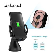 dodocool 10W 3 Coils Qi Wireless Car Charger Charging Dock LED indicator CE, RoHS
