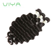 VIYA Malaysian Virgin Hair Unprocessed Extensions Double Weft Weave Bundles Natural Black Color No Tangle Hair Extensions WE