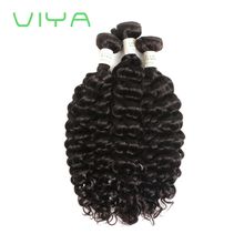 VIYA Brazilian Virgin Hair 3 Bundles Unprocessed Human Hair Weave Extensions French Curly Natural Color WY831D