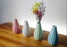 Ceramic Vases Creative Wedding Ornaments Ceramic Crafts Decor Flower Vase Flowerpots Office Decroation for Christmas Party Flower Pot