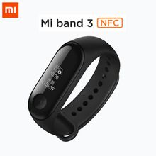 New Original Xiaomi Mi Band 3 NFC Smart Bracelet Wristband 0.78 inch OLED 5ATM Waterproof Instant Message Caller ID WeChat, QQ