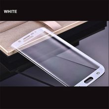 High quality tempered glass film screen protector for Samsung S6 edge Samsung S7 edge 3D curved full cover edge screen protector