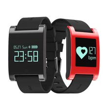 DM68 Heart Rate Smart Bracelet IP67 waterproof with Blood Pressure SMS, Facebook, Twitter, calls etc iOS8 version above and Androld 4.3