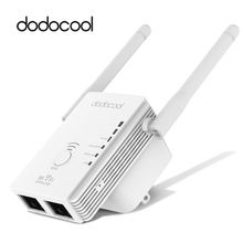 dodocool N300 Mini WiFi Repeater Access Point WiFi Range Extender with 2 External Antennas WPS CE and RoHS