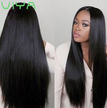 VIYA Indian Straight Hair Extension Human Hair Bundles Non Remy Hair Weave 3 Piece 10-30inches Natural Color WY0901H