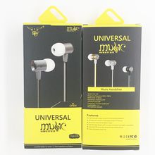Factory Price Universal High Quality In Ear Earphone Headphones super Stereo Earbuds with Microphone Headset 3.5mm with package Wholesale